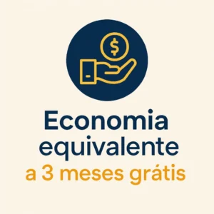 Economia equivalente a 3 meses